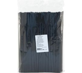 Трубочка AVIORA 5x240 мм, с изгибом, чёрная, 250 шт в упаковке 401-979 