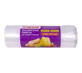 Фасовочные пакеты ЛАЙМА 30х40 см, 500 шт, ПНД, 15 мкм 605954 