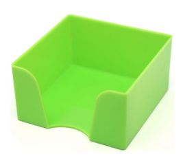 Пластбокс для бумажного блока ОСКОЛПЛАСТ 9х9х5 см, зеленый 995-10 