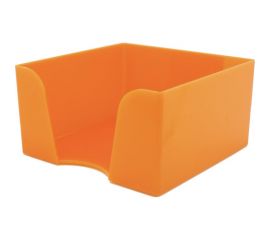 Пластбокс для бумажного блока ОСКОЛПЛАСТ 9х9х5 см, оранжевый 995-12 
