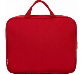 Папка Staff EVERYDAY на молнии с ручками, А4, ширина 80 мм, полиэстер, красная 270739 