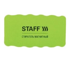 Магнитные стиратели для магнитно-маркерной доски STAFF 57х107 мм, 10 шт, зеленые 237510 