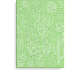 Записная книжка Феникс + КАКТУСЫ А6+ 96 листов интегральный переплет многоуровневый конгрев матовая ламинация блок - белый офсет 80 г/кв. м печать в две краски 50268 