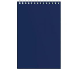 Блокнот Альт Офис A5, 60 листов, синий, в клетку, на спирали, 127х203 мм 61355 