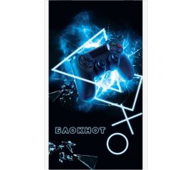 Блокнот Феникс + Игра А6, 40 л, блок - белый офсет 60 г/кв.м., клетка, мягкий переплет 1 скоба 63070 