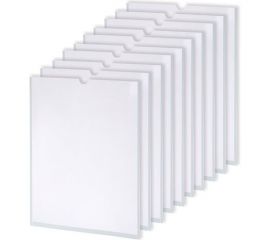 Информационные самоклеящиеся карманы Staff А4, вертикальные, комплект 10 шт, ПЭТ, 0.3 мм 291280 