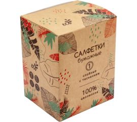 Диспенсерные салфетки Сыктывкарские 1 слой, 100 шт., в коробке СДК1.1 