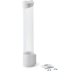 Стаканодержатель VATTEN CD-V70SW на саморезах, белого цвета, на 100 стаканов. 4649 