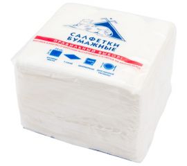 Салфетки Сыктывкарские 24x24 см, 1 слой, 100 шт. 1н11 