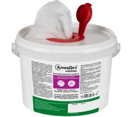 Влажные салфетки АЛМАДЕЗ Ликвид №200 120-200 мм, в ведре, готовые САЛ-В-41 