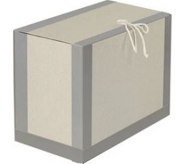 Архивный короб STAFF 410х300х200 мм, переплетный картон/бумвинил, завязки, до 1700 л 112162 