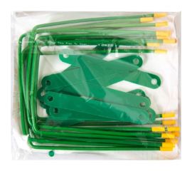 Механизмы для скоросшивания OfficeSpace металло-пластиковые сшивка 10 шт 264837 