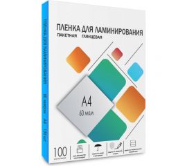 Пленка-заготовка ГЕЛЕОС, A4, 216х303, 60 мкм, глянцевая, 100шт LPA4-60 