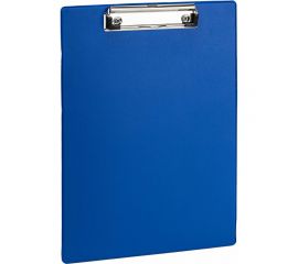Доска-планшет STAFF с прижимом А4 228x318 мм, картон/пвх, синяя 229555 