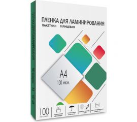 Пленка-заготовка ГЕЛЕОС A4, 216х303, 100 мкм, глянцевая, 100шт LPA4-100 