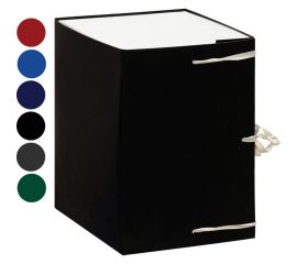 Архивный короб OfficeSpace с завязками разборный, бумвинил, 250 мм, клапан микрогофрокартон A-BAV25_199 