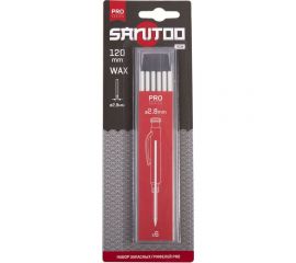 Набор запасных грифелей Sanitoo PRO, 6 шт., воск, белые 3038 