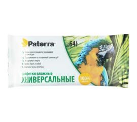 Влажные салфетки PATERRA Универсальные 64 шт. в упаковке, размер салфетки 14х19 см 104-087 