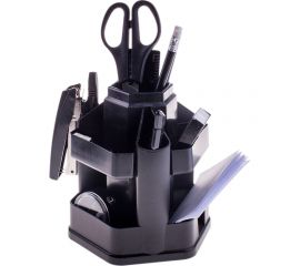 Настольный офисный органайзер OfficeSpace 13 предметов, вращающийся, черный SS154_3181/205592 