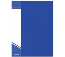 Папка INFORMAT с файлами А5 20 файлов синий пластик 550 мкм карман NP01A5-20B 