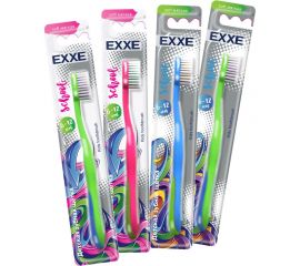 Зубная щетка EXXE School детская, 6-12 лет, мягкая 219601 