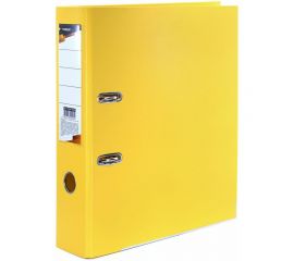 Папка-регистратор INFORMAT 75 мм, двустороннее покрытие, PVC P2PVC-75/Yel 