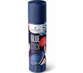 Клей-карандаш LOREX 21 г, PVP EXTRA LXGSPVP-21W 