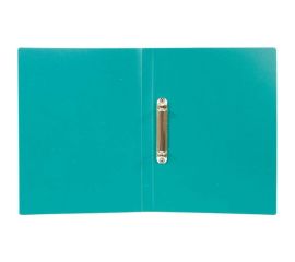 Папка LITE с кольцами А4 2 кольца 500 мкм 21 мм зеленый пластик NP55-21G 