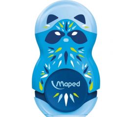 Точилка с ластиком Maped Loopy Mini Cute, с контейнером, корпус ассорти 049113 271918 