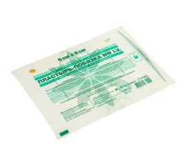 Пластырь для фиксации катетеров LEIKO 6x8 см на нетканой основе с u-образным вырезом и впитывающей прокладкой 630276 