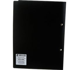 Папка LITE с кольцами А4 2 кольца 500 мкм 21 мм черный пластик NP50-21BkE 