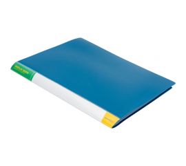 Папка INFORMAT с файлами, А4, 30 файлов, синяя, пластик, 500 мкм, карман NP0151-30B 