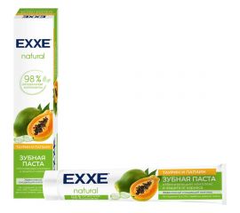 Зубная паста EXXE отбеливающая natural таурин и папаин, 75 мл 250637 