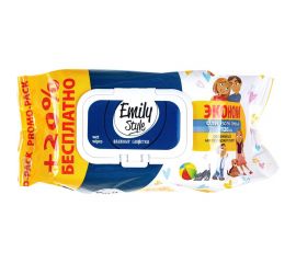 Влажные салфетки Emily Style для всей семьи, эконом упаковка 120 шт 226277 