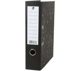 Папка-регистратор LITE 75 мм мрамор черный съемный механизм разобранная KP9575EL 