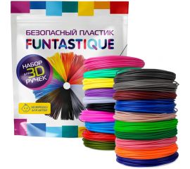 Набор pla-пластика для 3д ручек FUNTASTIQUE 20 цветов PLA-PEN-20 
