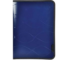 Папка INFORMAT на молнии SAFE А4 карман синий пластик 500 мкм NP7050B 