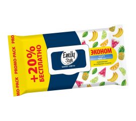 Влажные салфетки Emily Style Tropic, эконом упаковка 120 шт 218436 