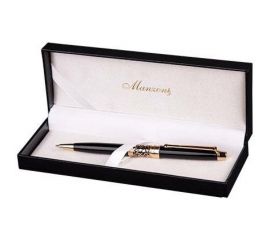 Шариковая ручка Manzoni VENEZIA цвет корпуса: черный футляр кожзам AP009B101098M 