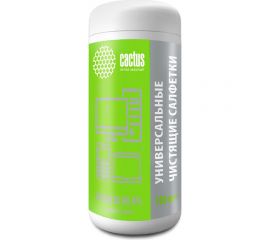 Универсальные антибактериальные влажные салфетки Cactus спиртовые, 100 листов CS-ASC100 1384698 