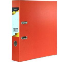 Папка-регистратор INFORMAT 75 мм, цвет красный, картон, металлическая окантовка, собранная OP9080R 