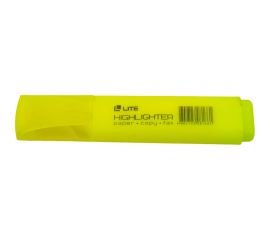 Текстовый маркер LITE классический 1-5 мм желтый скошенный FML01Y 