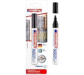 Лаковый маркер Edding пеинт E-750/1 черный 2-4 мм 802850 