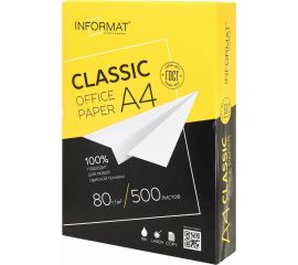 Бумага INFORMAT CLASSIC 500 л, 80 г/м2, А4, марка С OFC4080-500 