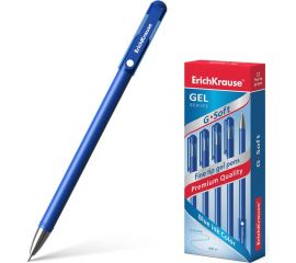 Гелевая ручка ErichKrause G-Soft, синий 39206 
