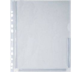 Вертикальные прозрачные расширяющиеся файлы INFORMAT апельсиновая корка, А4, 180 мкм, 5 шт в упаковке, 4 отверстия NK8518T 