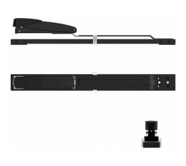 Степлер ErichKrause №24/6 Quadro брошюровочный, до 30 листов, черный 4547 