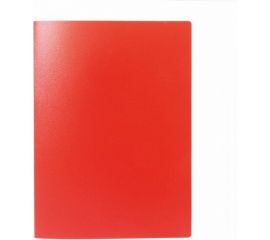 Папка LITE с файлами А4, 40 файлов, красный, пластик, 500 мкм NP0155-40BR 