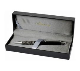 Шариковая ручка Manzoni MARINELLA цвет корпуса: черный футляр кожзам KR405B-01M 