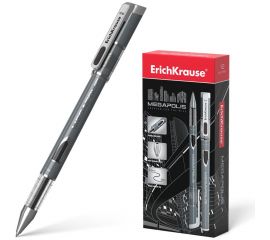 Гелевая ручка ErichKrause MEGAPOLIS Gel, черный 93 